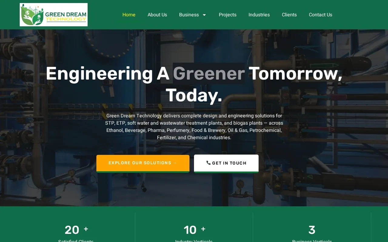 GDT Pune website designed by Satluj Infomedia