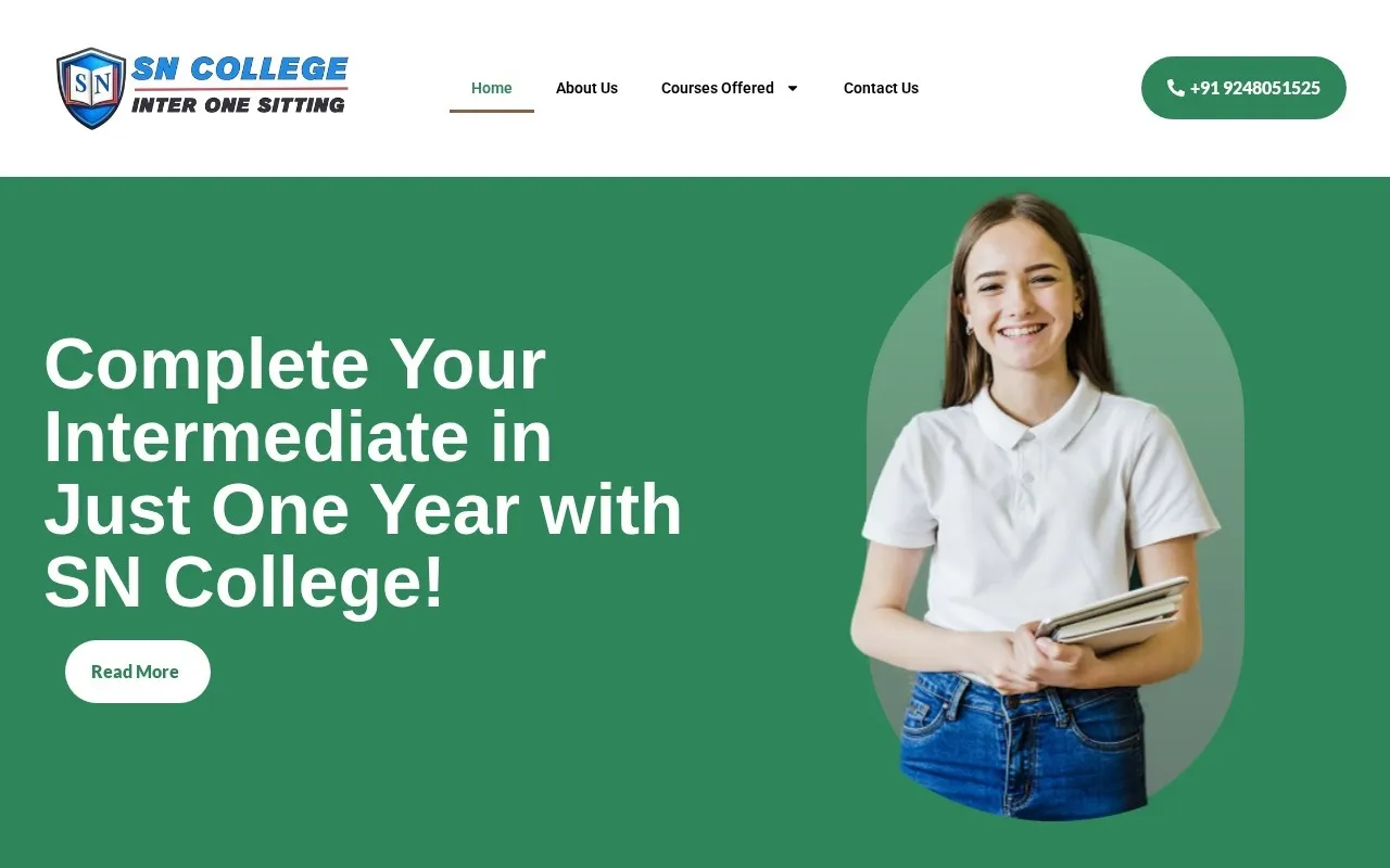 SK College website designed by Satluj Infomedia