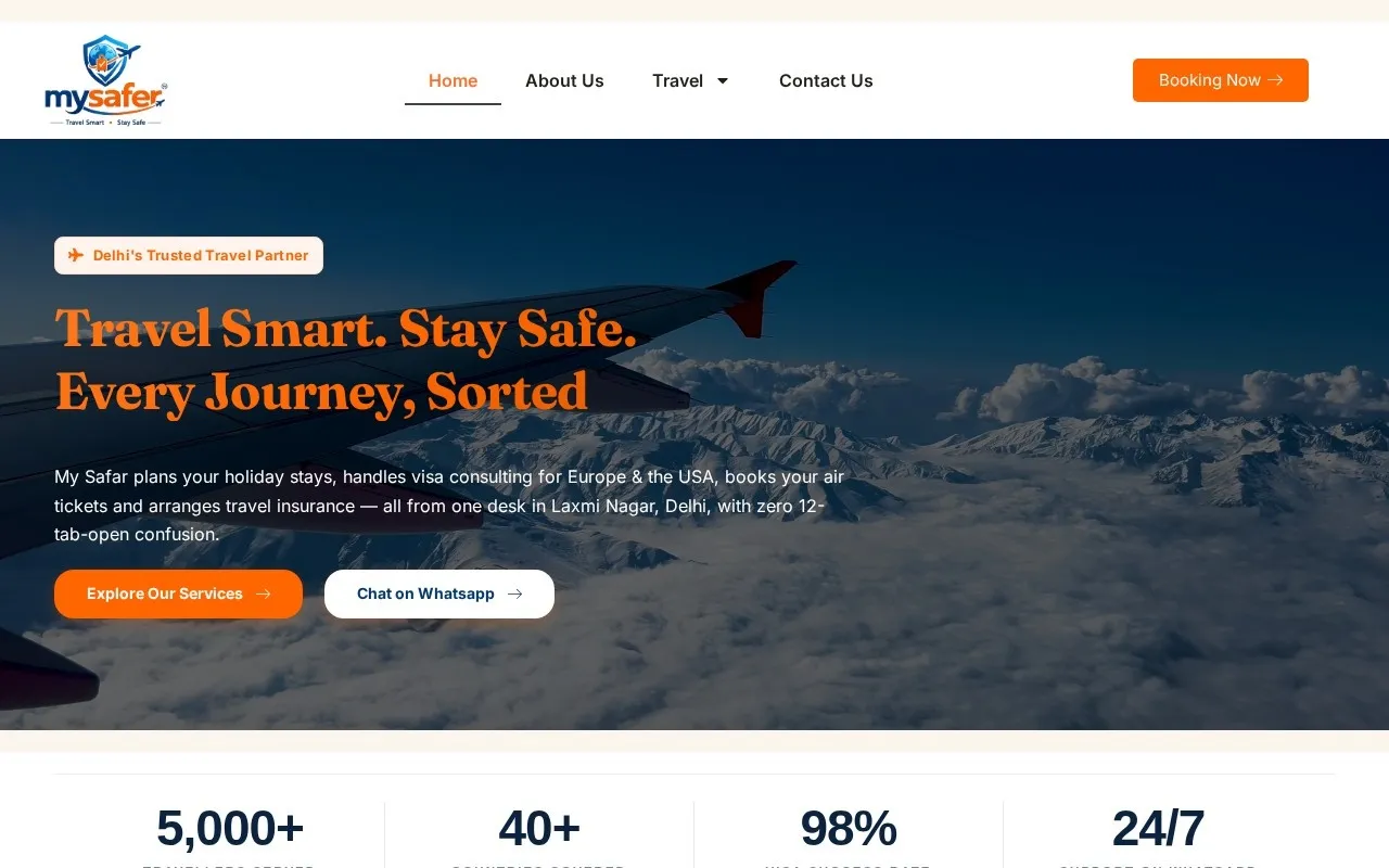 MySafer website designed by Satluj Infomedia