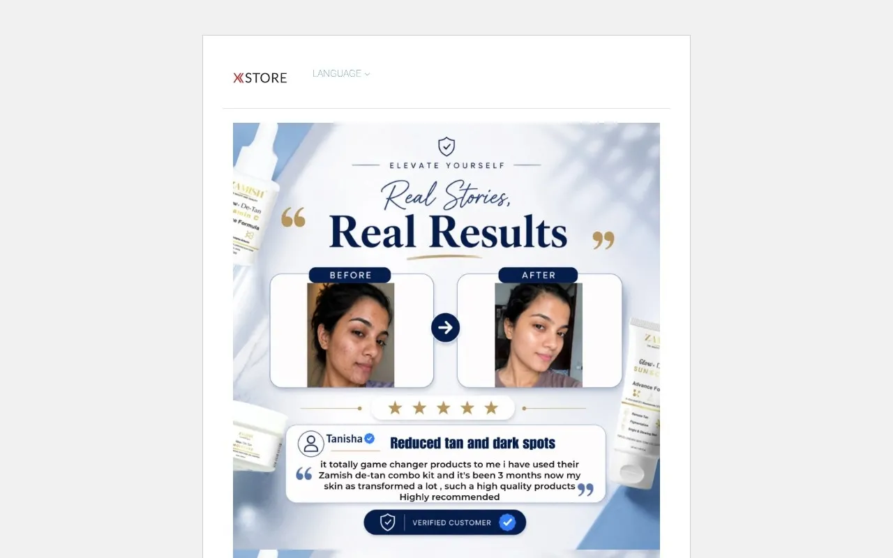 Zamish website designed by Satluj Infomedia
